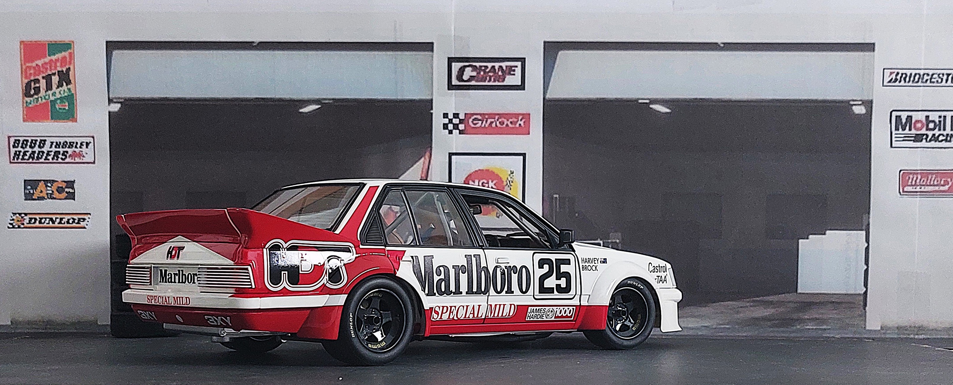 Peter Brook Brock Style Vinyl Decal – Holden Bathurst Commodore Torana – 200mm, White, Australia Made