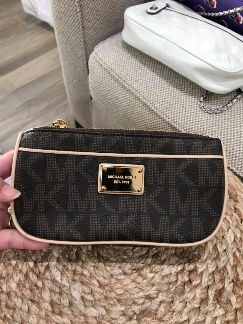 Michael Kors ครัช ใส่โทรศัพท์ได้ทุกรุ่น หรือใช้เป็นกรเป๋าเครื่องสำอางค์ ...