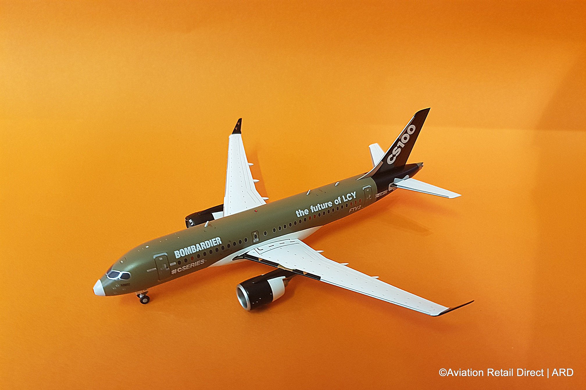 LH2161 | JC WINGS 1:200 | BOMBARDIER CS100 HOUSE COLOURS C-GWYD