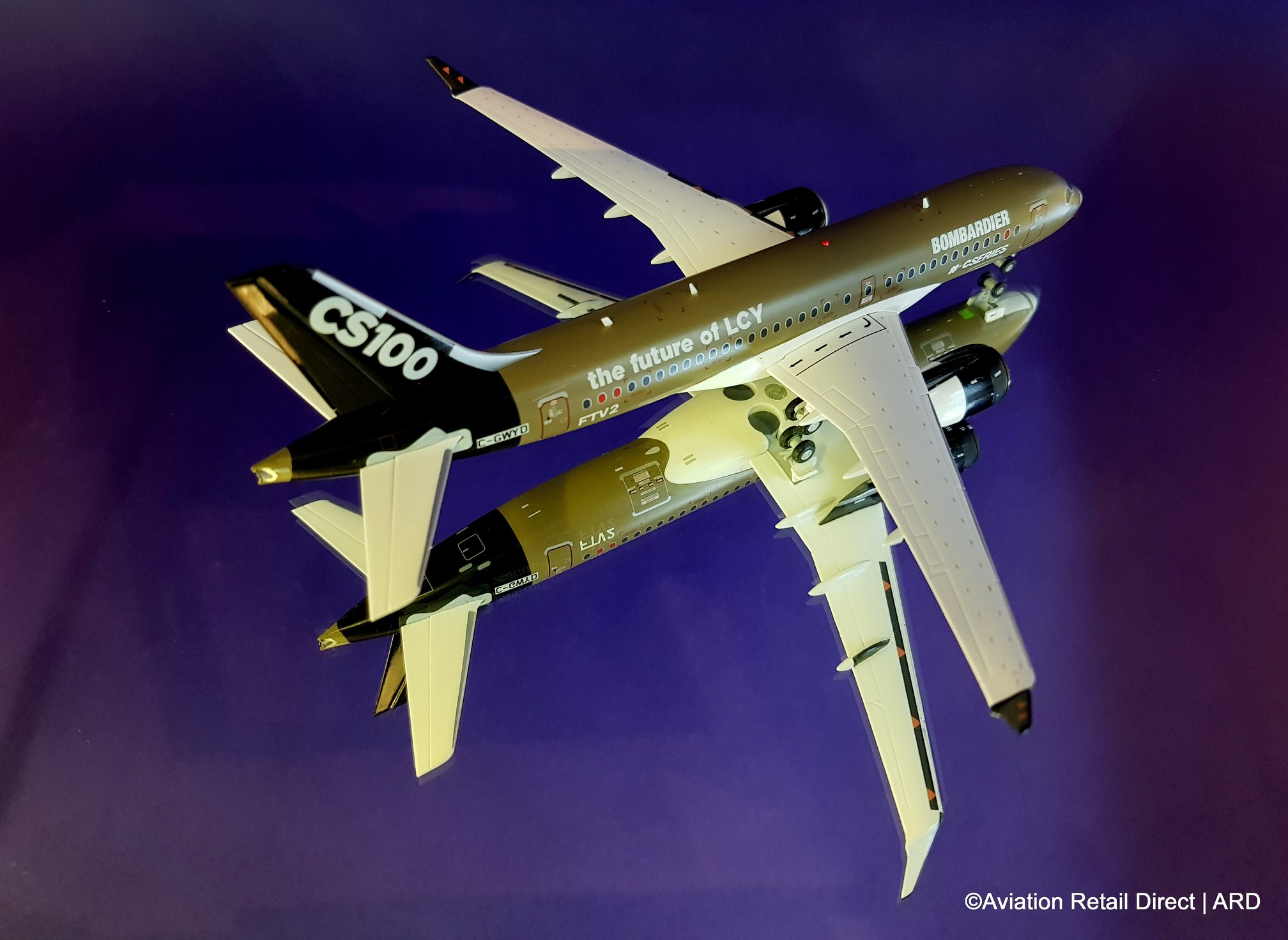 LH2161 | JC WINGS 1:200 | BOMBARDIER CS100 HOUSE COLOURS C-GWYD