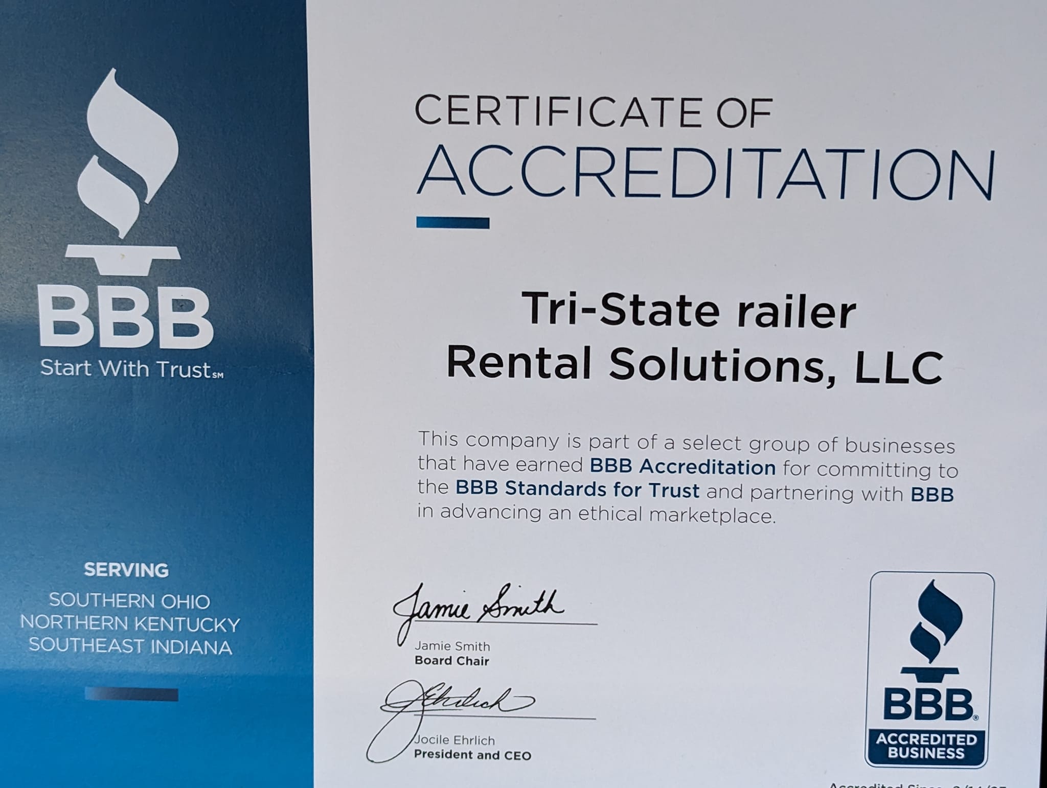 Tri-State Trailer Rental Solutions LLC