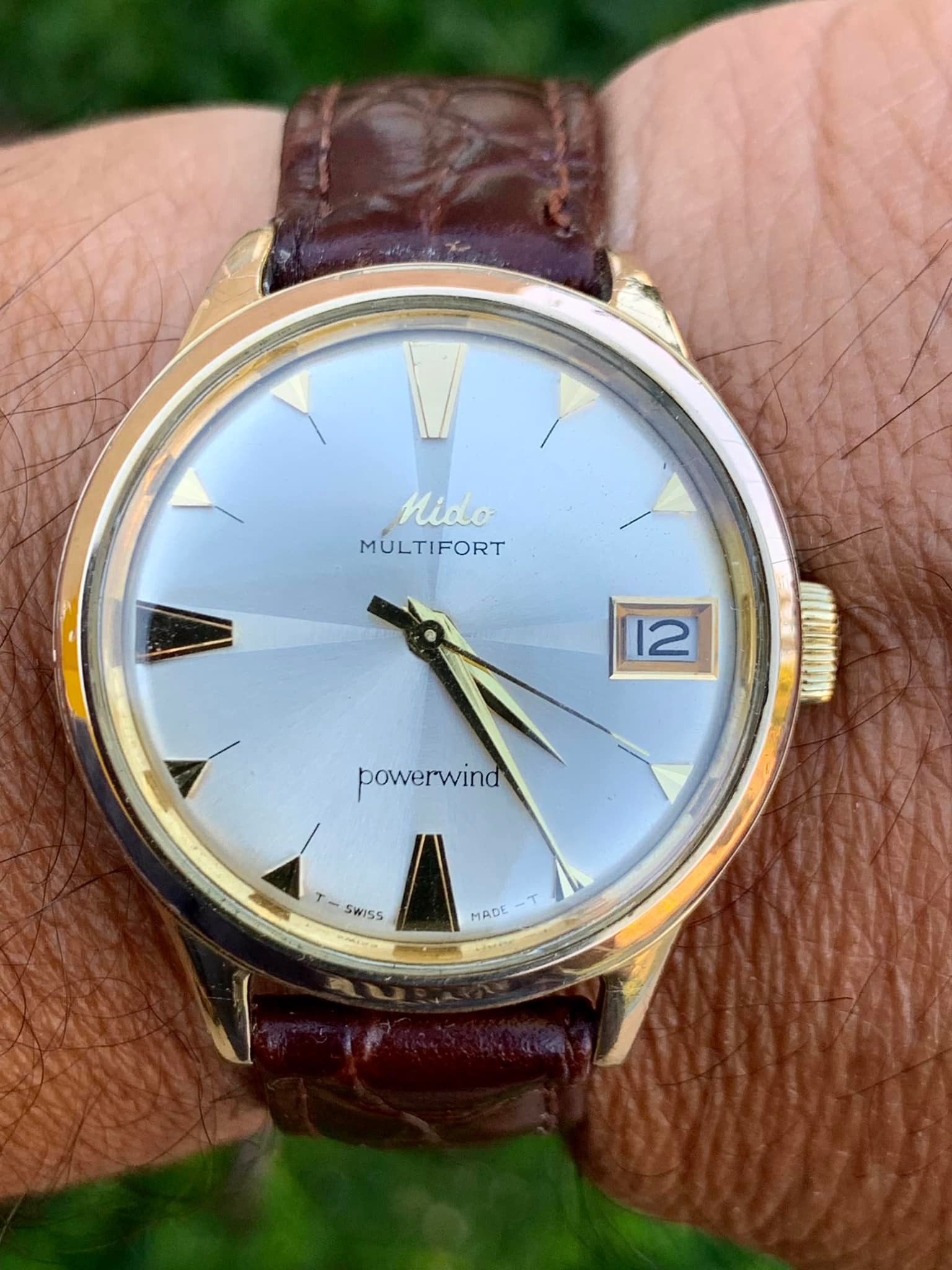 Mido Multifort Powerwind automatic watch from 1950s
