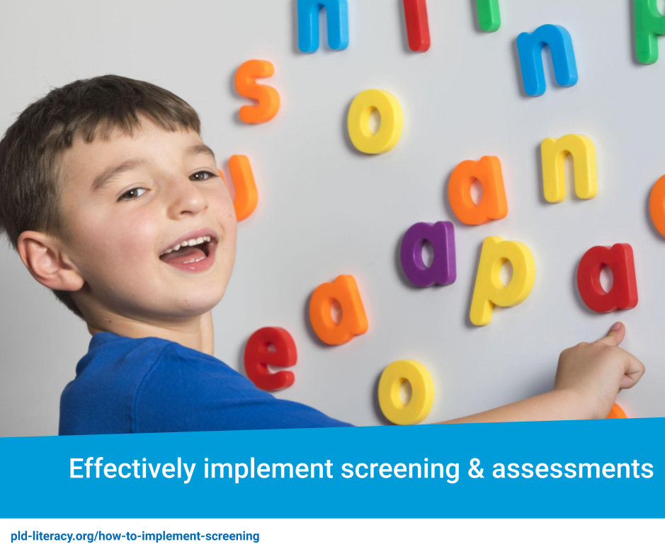 Screening and... - PLD Promoting Literacy Development | Facebook