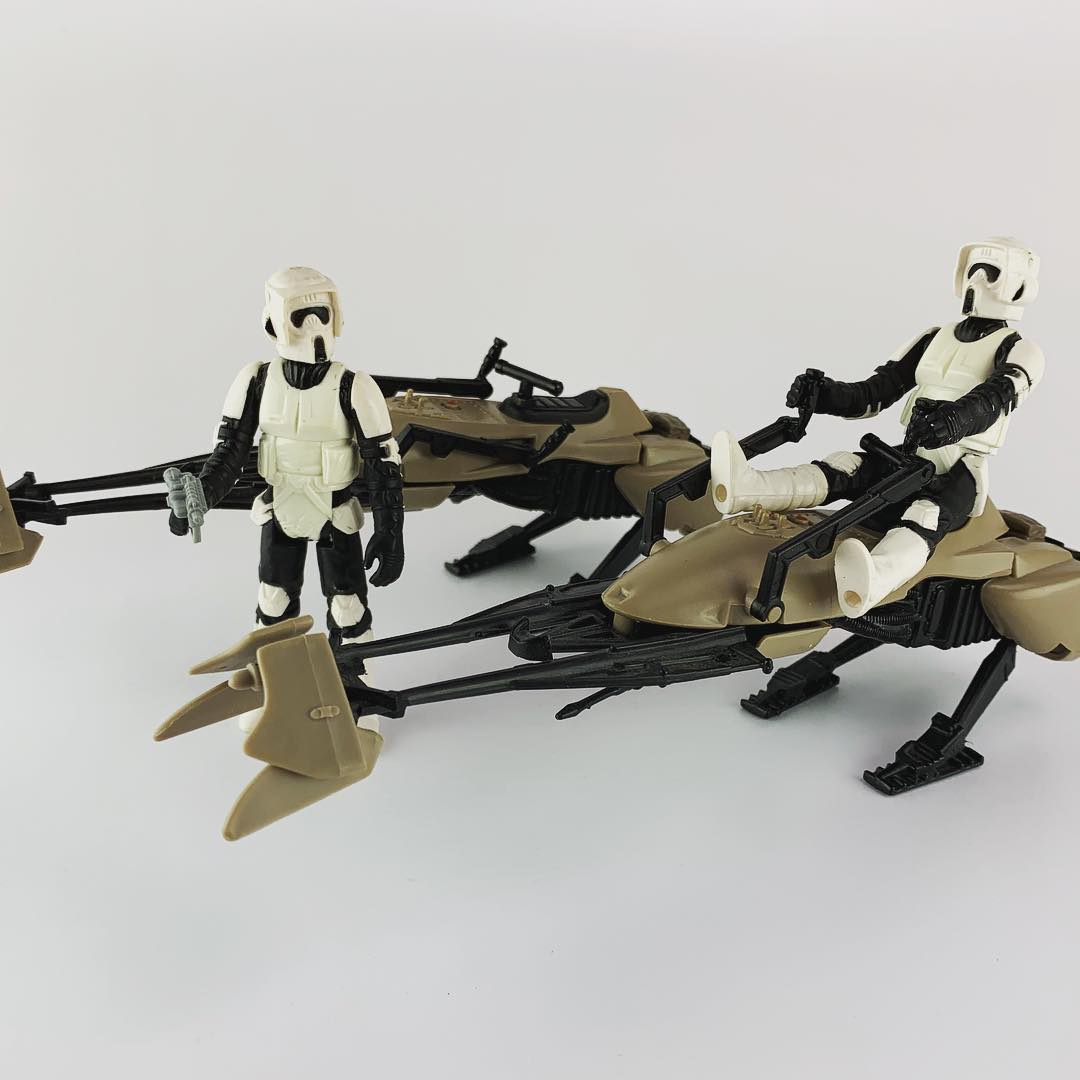 1983 Kenner Star Wars: Return Of The Jedi Speeder Bike commercial