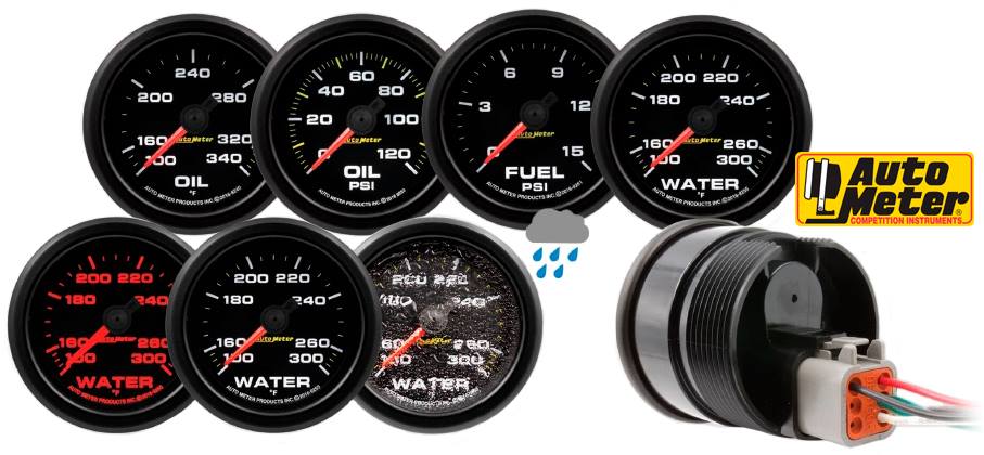 Rocket Industries - NEW! Auto Meter Extreme Environment Gauges Extreme ...