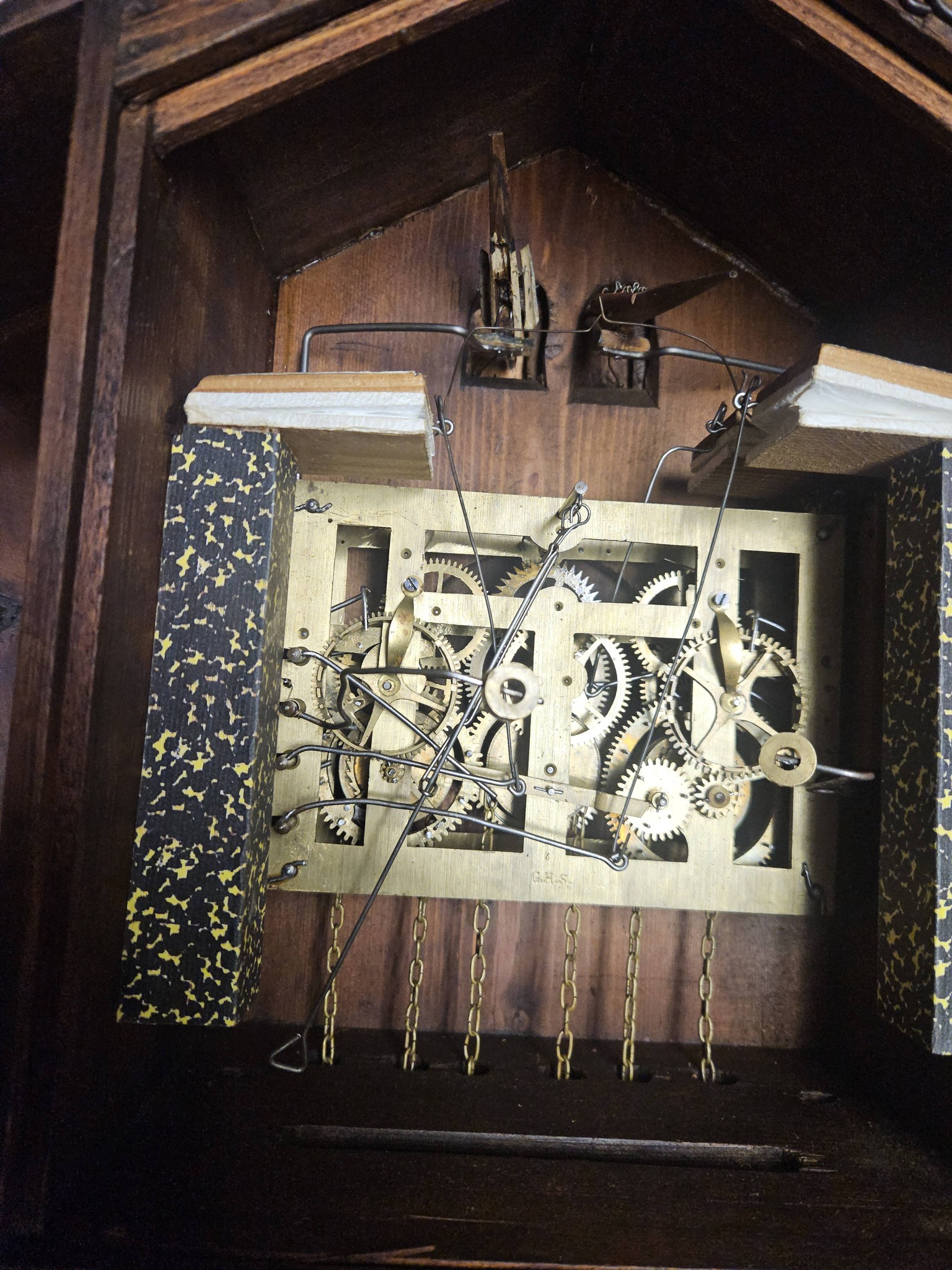 Gordian Hettich & Sohn Hunter Style Clock from 1902