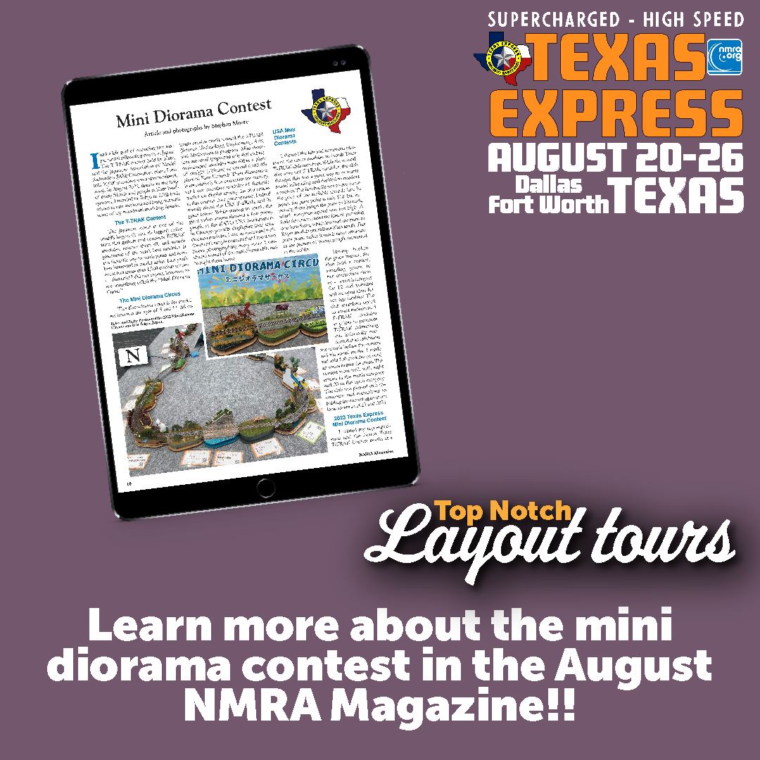 NMRA - In this month's NMRA Magazine, learn about the mini diorama ...