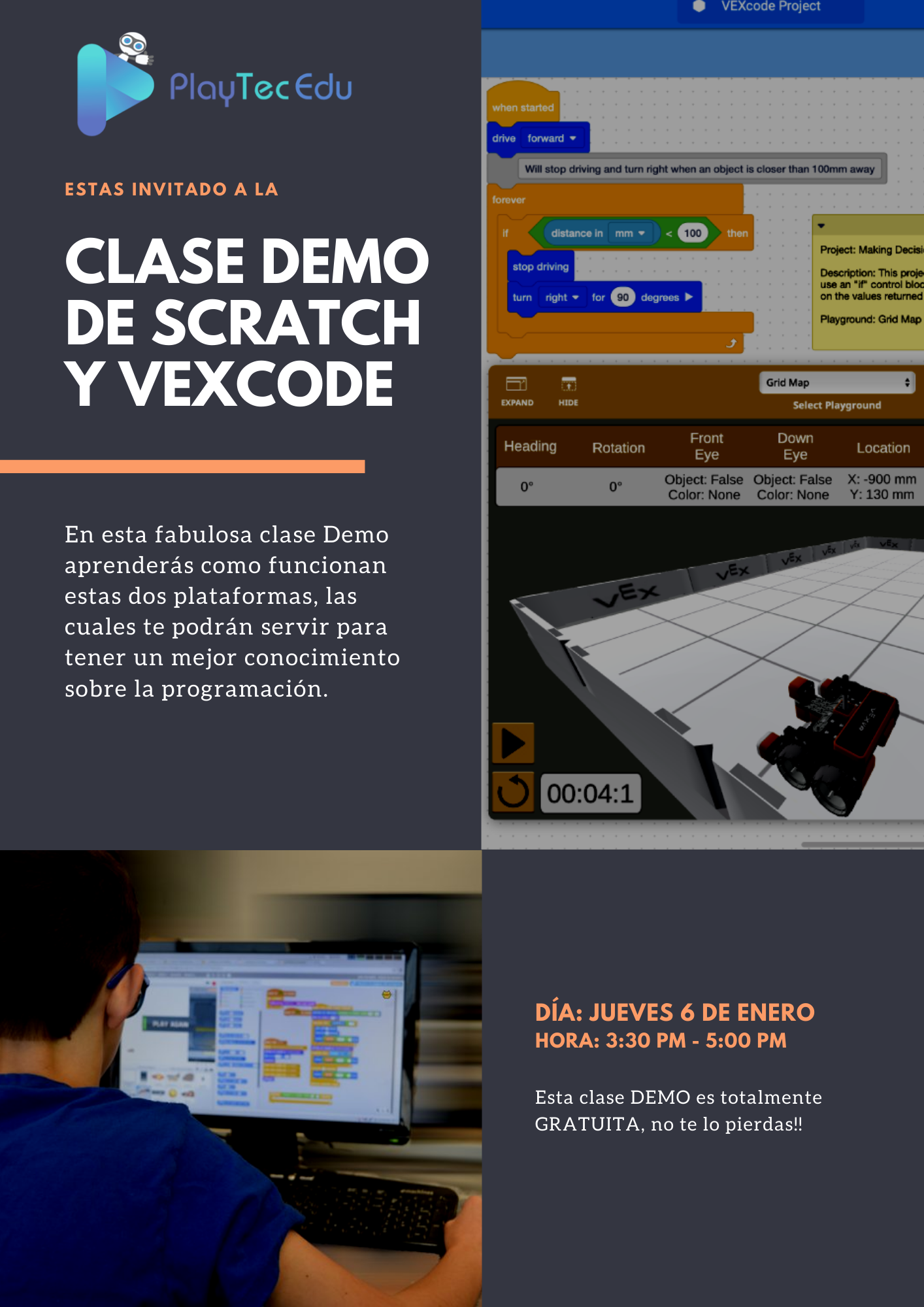 PlayTec Edu - Hola con todos!!😁😁 ......🎉🎉El jueves 6 de... | Facebook