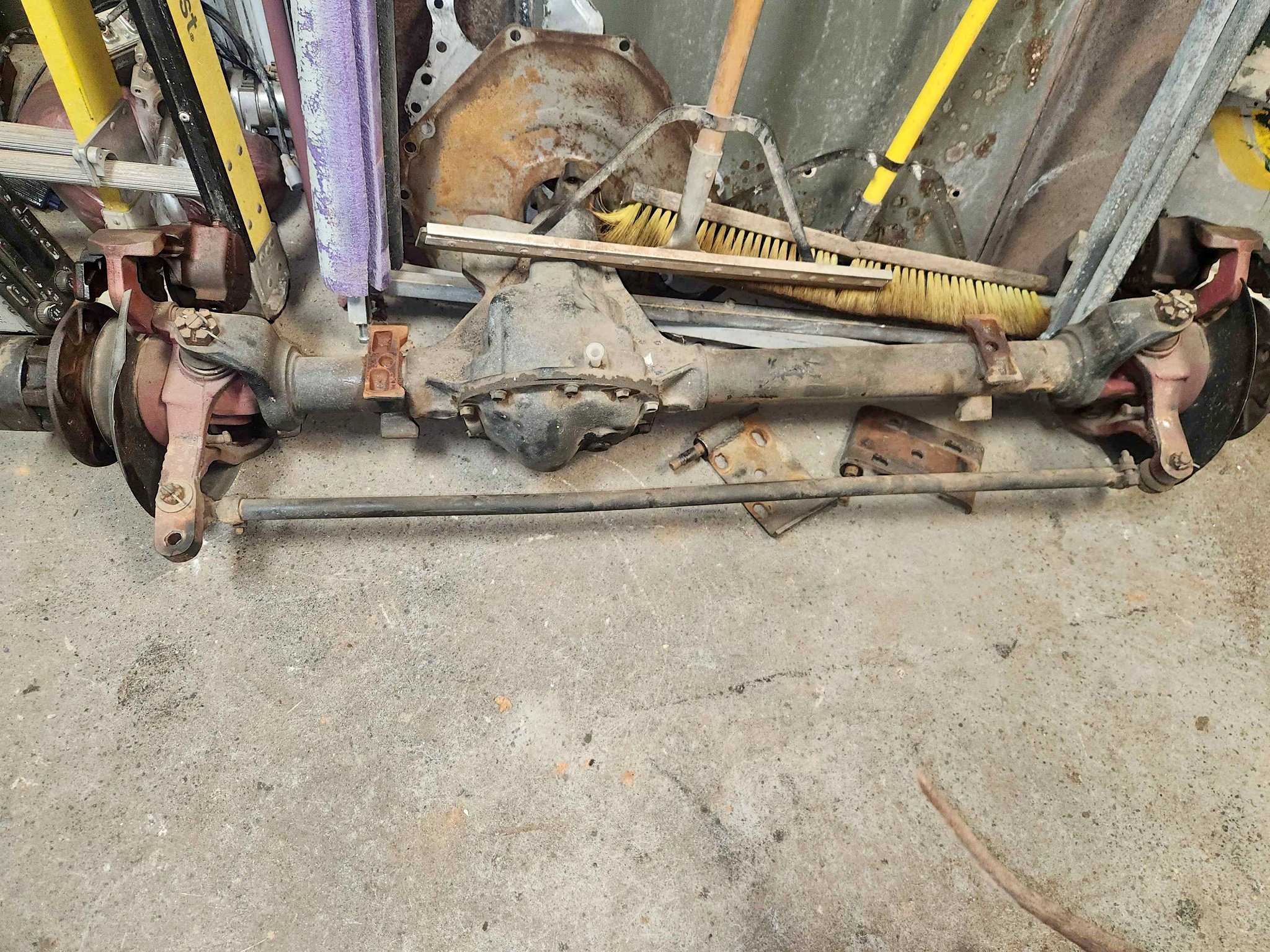 Rebuilt DANA 44 HD 8 Lug M880 Front Axle Complete W/ Calipers Rotors ...