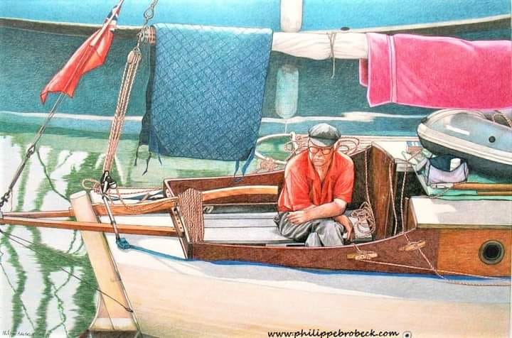 En coques en voiles et en gris - Bonjour, Avec ce dessin aux crayons de ...