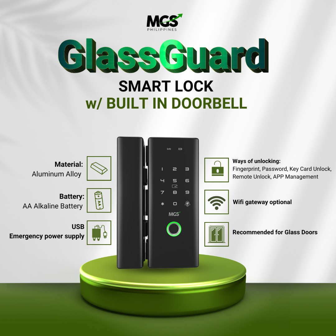 MGS Philippines - Introducing the GlassGuard Smart Lock by... | Facebook
