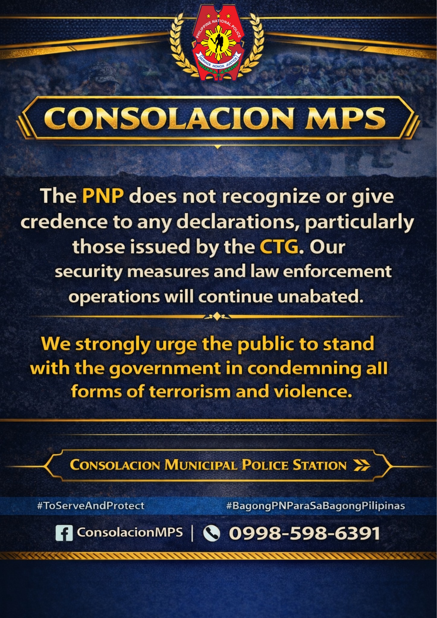 Consolacion - PNP ON FULL ALERT DURING CPP ANNIVERSARY While the ...