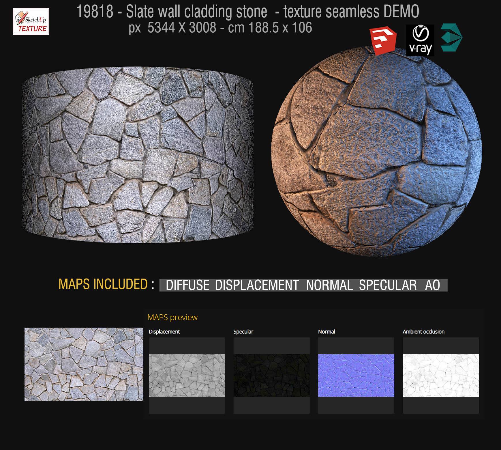 Latest mapped #texture #seamless Slate... - Sketchup Texture | Facebook