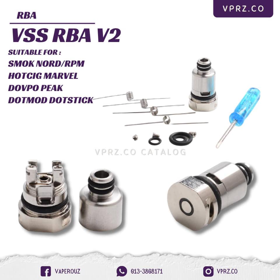 Vprz.co - ⚜️VSS RBA KIT V2⚜️ SUITABLE FOR : SMOK... | Facebook