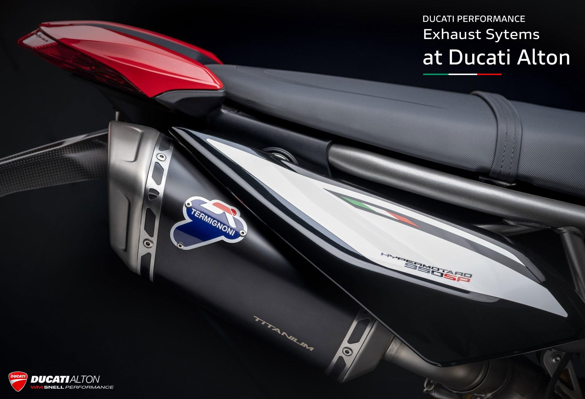 The Ducati Performance exhausts... - W M Snell - Ducati Alton