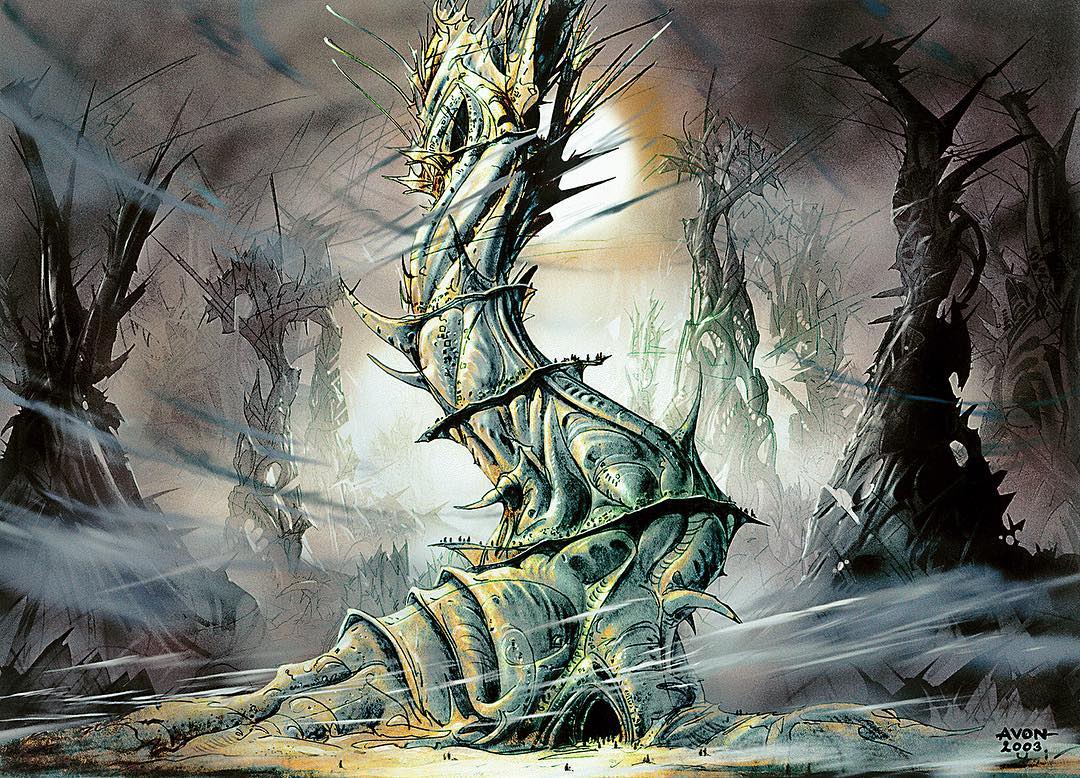 John Avon Art - ‘Tel-Jilad’ the tree of tales. The era when I left in ...
