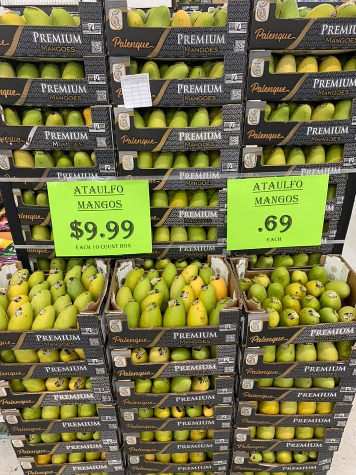 Just arrived! Ataulfo Mangos $9.99 each 22 count box or .59 each!