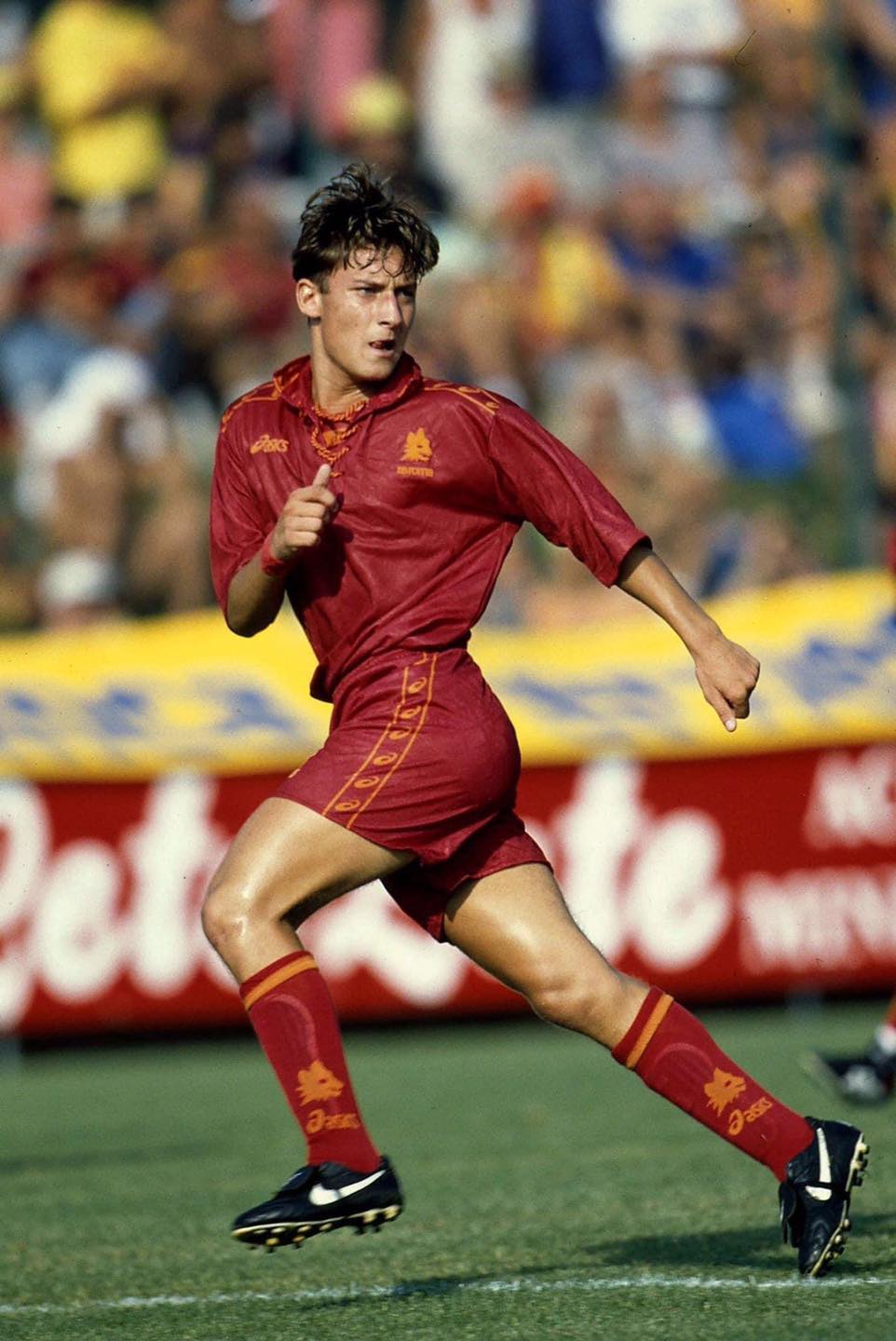 Francesco Totti in action for AS Roma