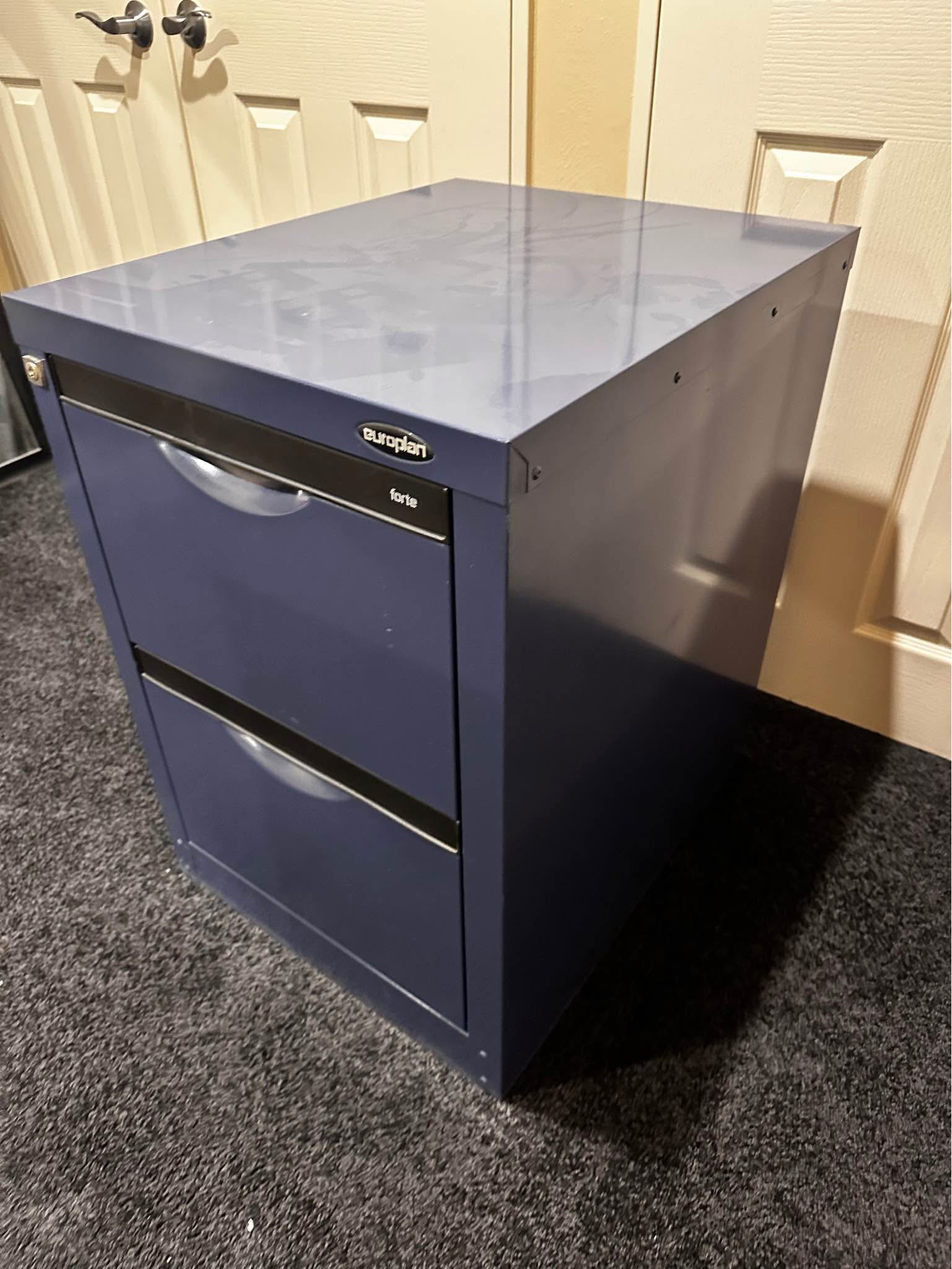 Filing Cabinet Blue - Storage & Filing Cabinets - Christchurch, New ...