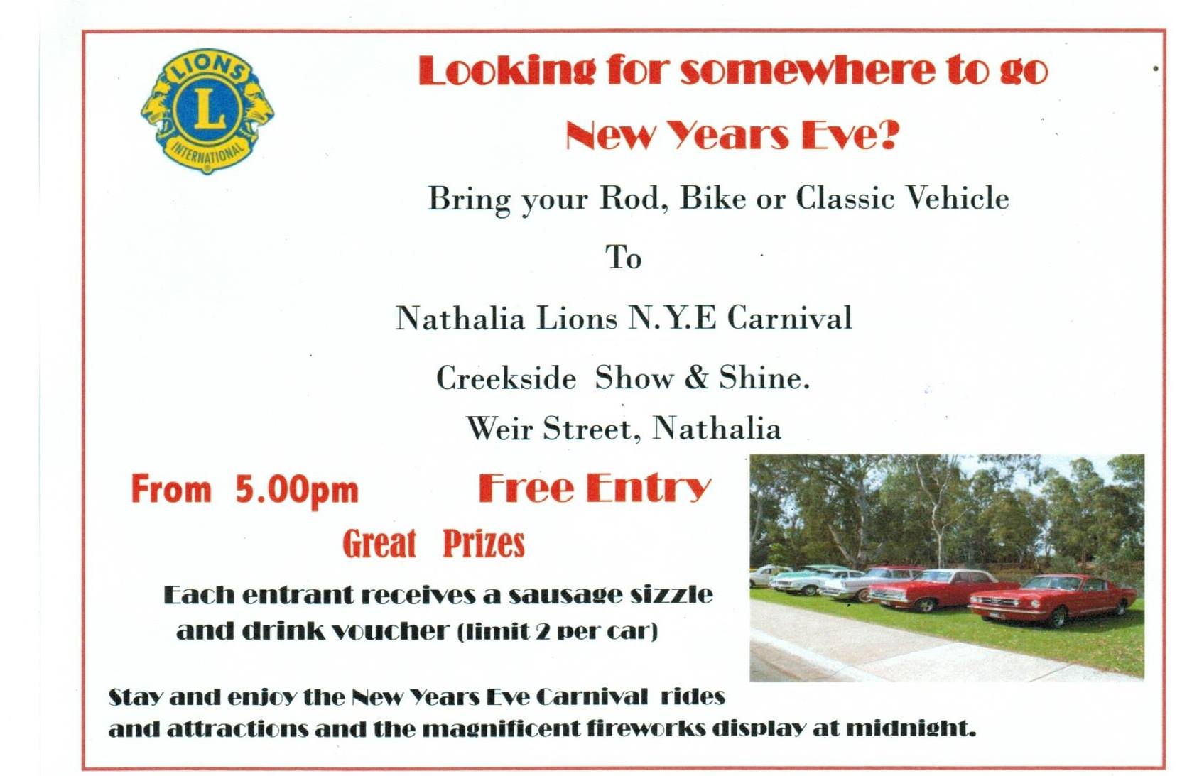 Lo... Bendigo Community Bank Nathalia New Years Eve Carnival Facebook