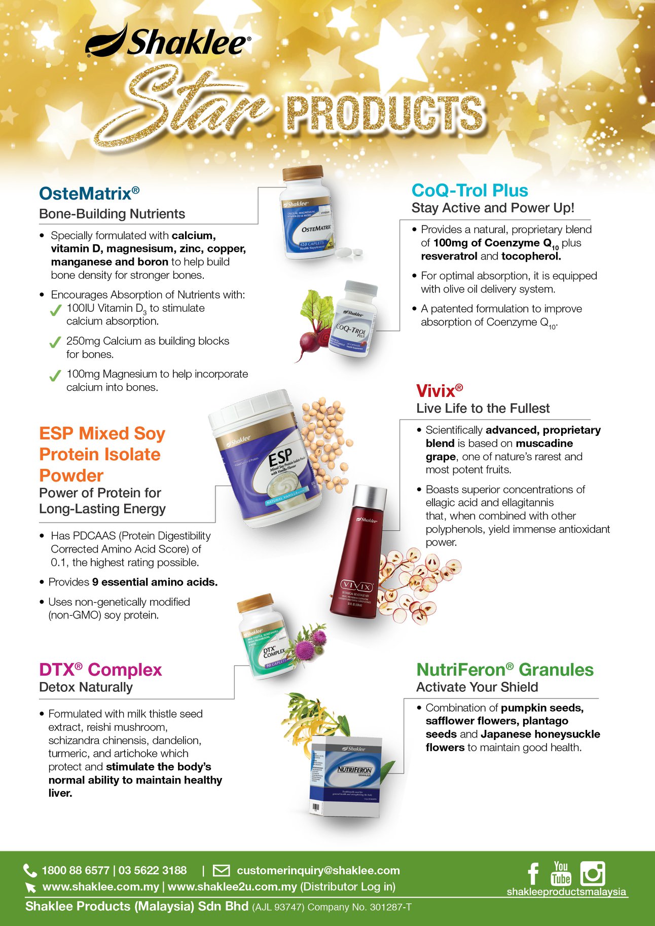 What Sets Shaklee Star Products Apart Shaklee Malaysia Facebook