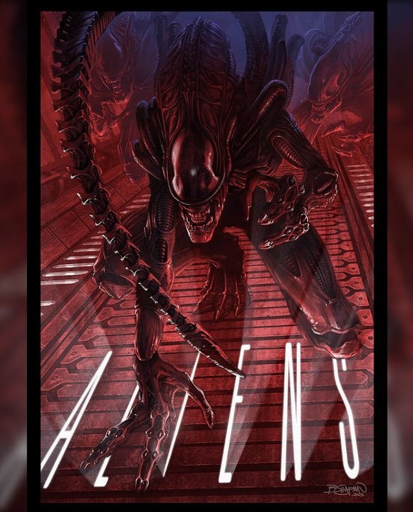 Original Xenomorph Hive Warrior Alien figure from 1998