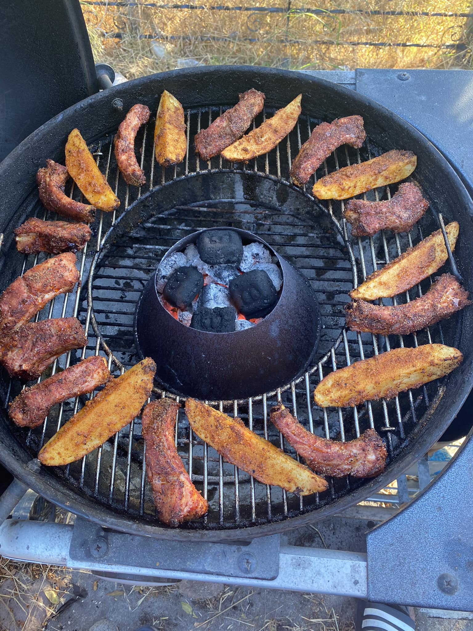 Weber Kettle Fans | Vortex Ribs Question - Been seeing a lot of posts ...