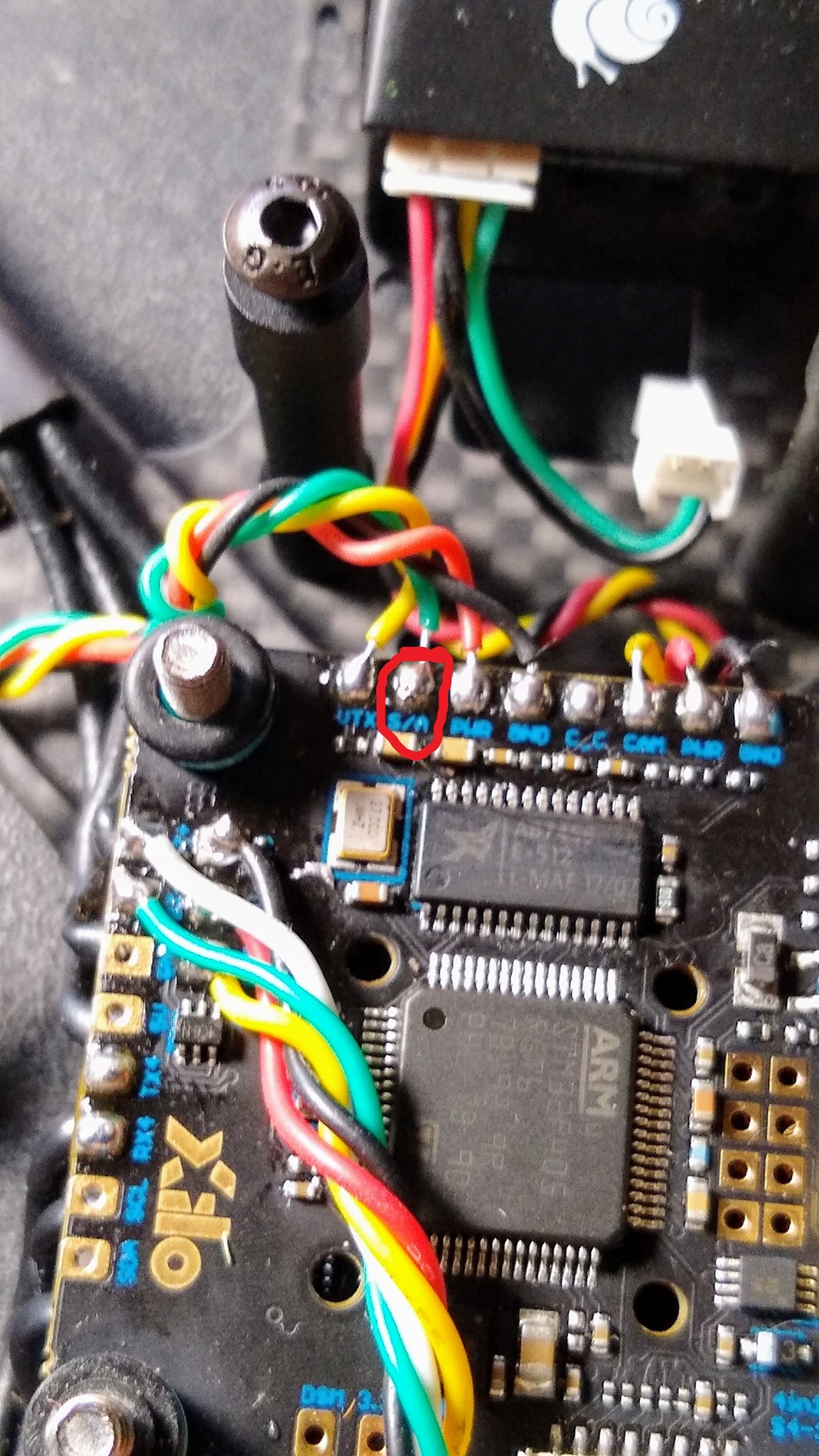 UART on Xilostax S/A pad