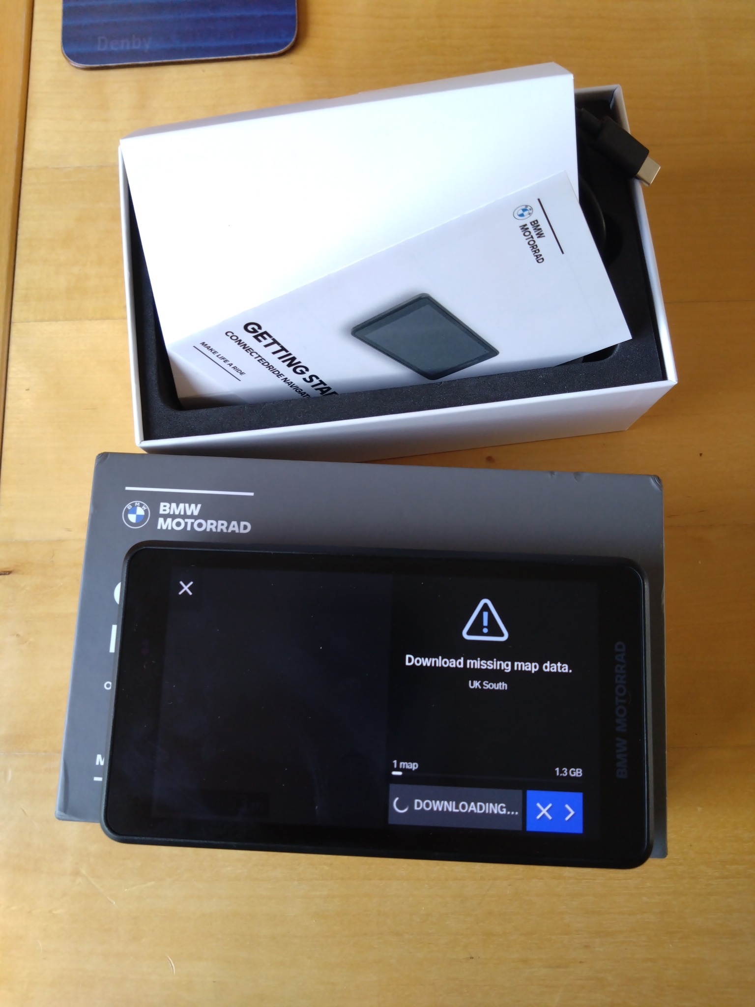 BMW Connected Ride Navigator review and comparison to Garmin products