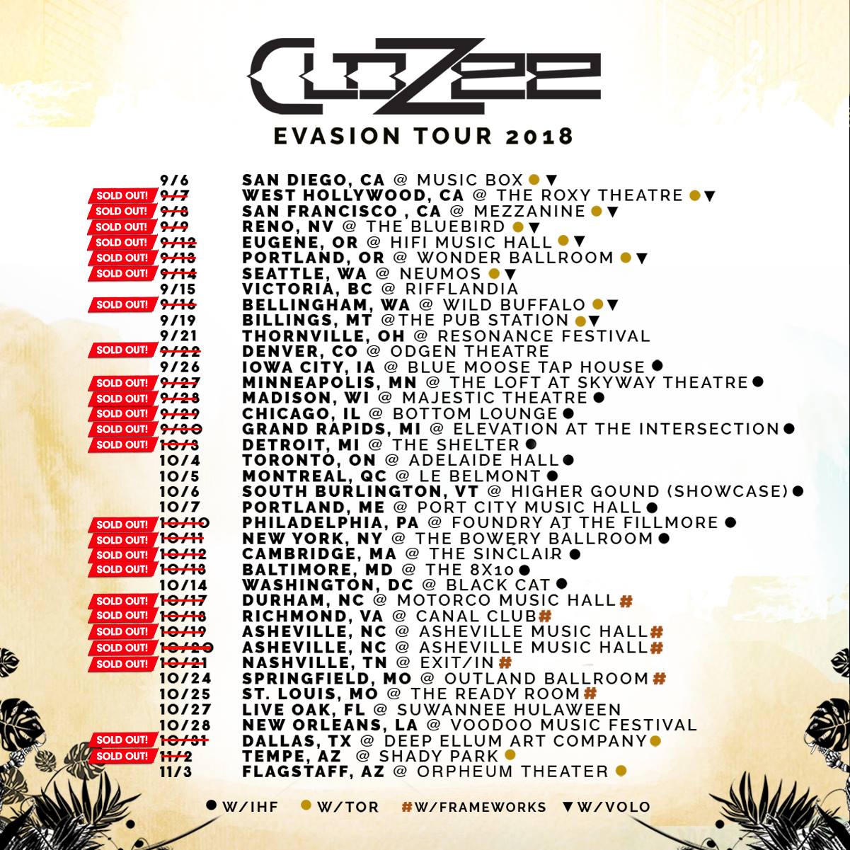 Clozee A Week Ago The Evasion Tour North America Was Facebook Available on all platforms and on vinyl ► stream / download: hi in facebook com