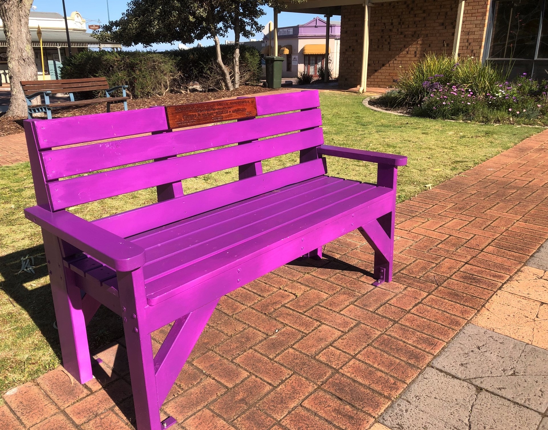 The Purple Bench A Purple Bench has... - Kalamunda Libraries