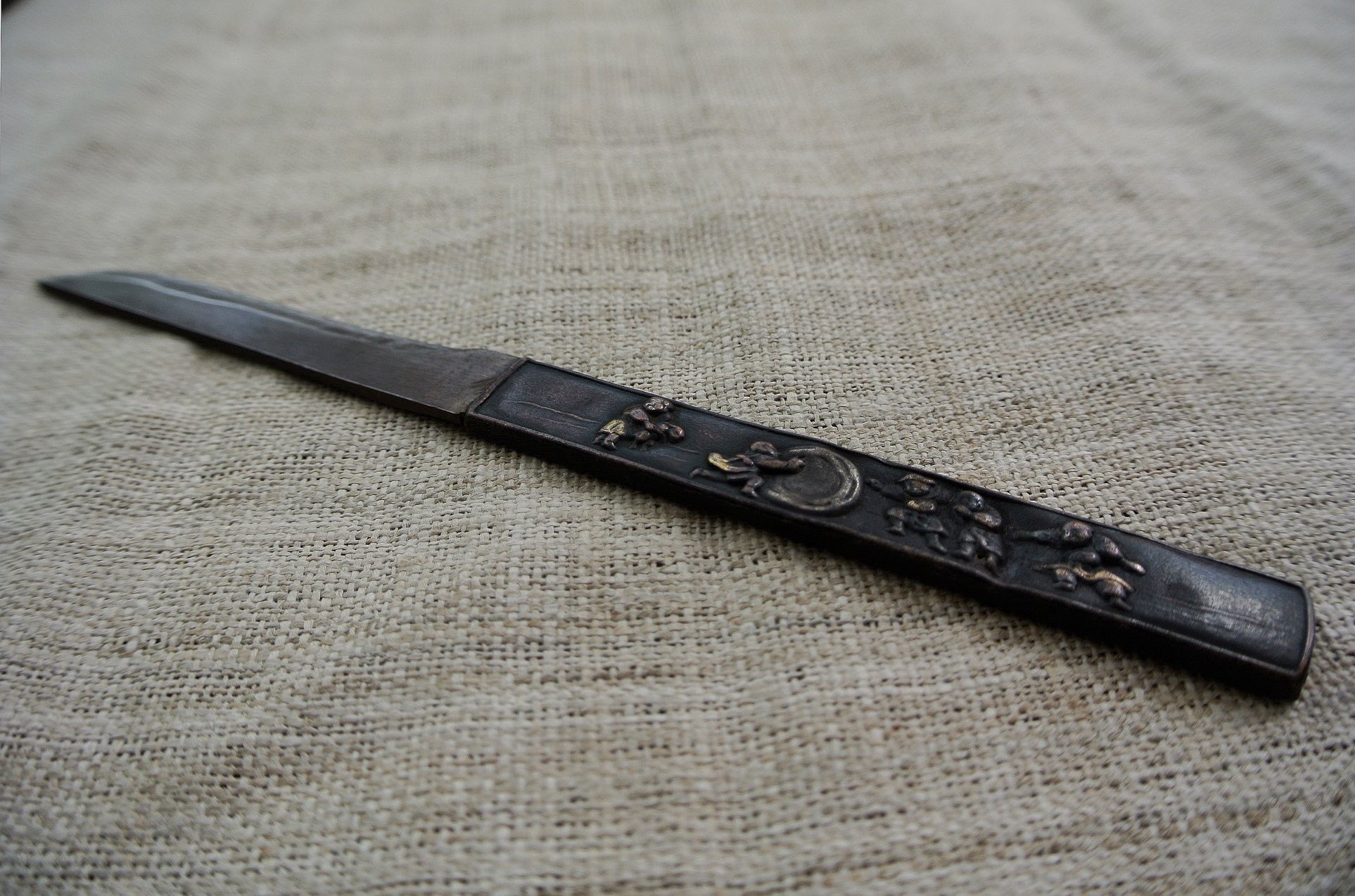 日本明治時代古董刀「小柄」| Antique Japanese samurai knife “kozuka