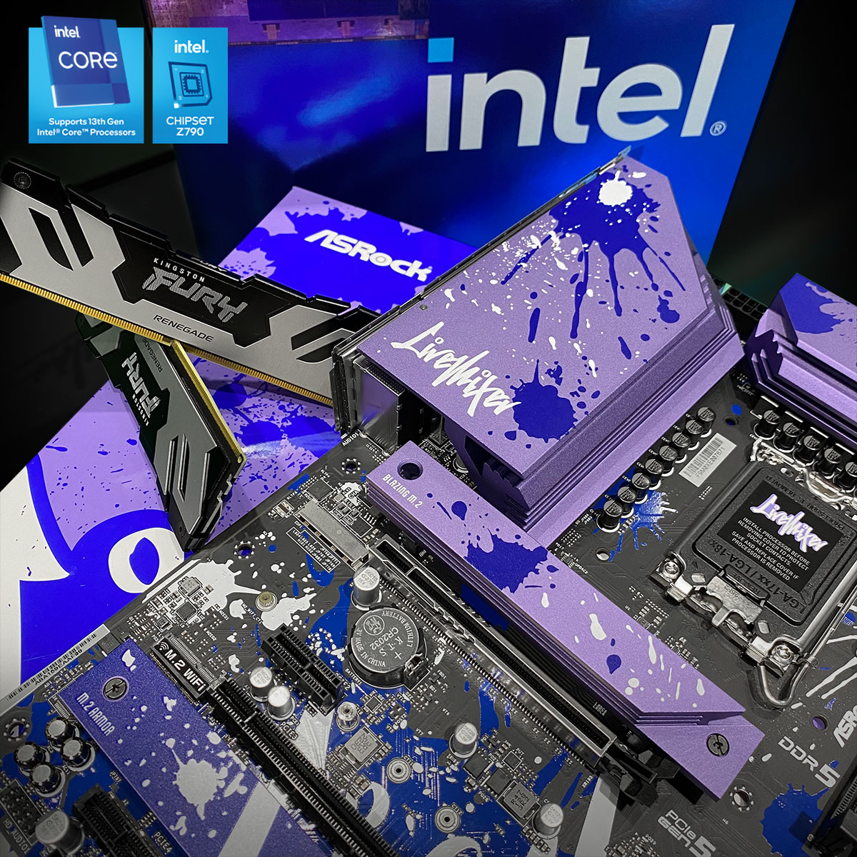 ASRock - Build for streamers👩‍🎨 Unique design Powerful...