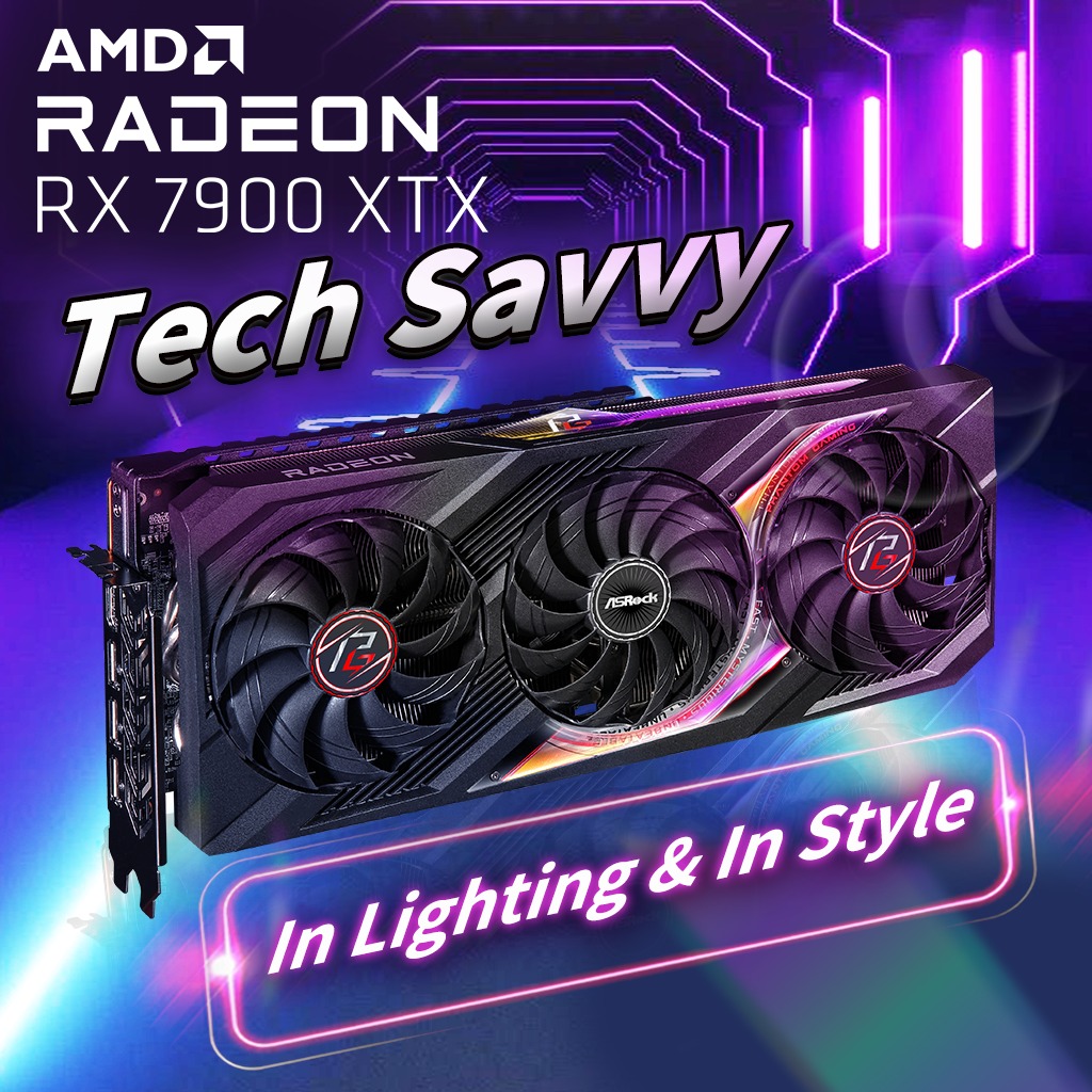ASRock - The master of RGB effects is here! ASRock AMD Radeon RX 7900 ...