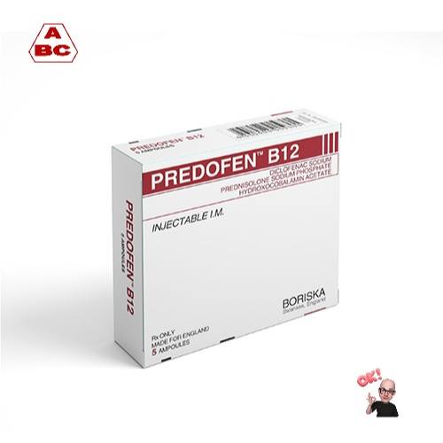 ABC #Boriska #Predofen_B12 Rx.Only Made For England Ampoules