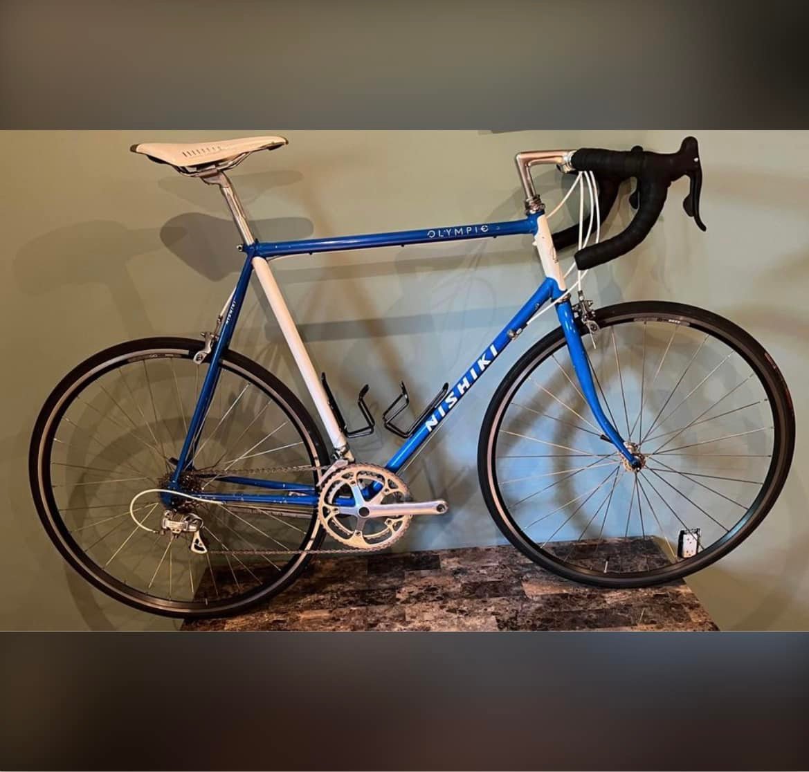 Nishiki Olympic chromoly bike with Campagnolo and Zipp 808's