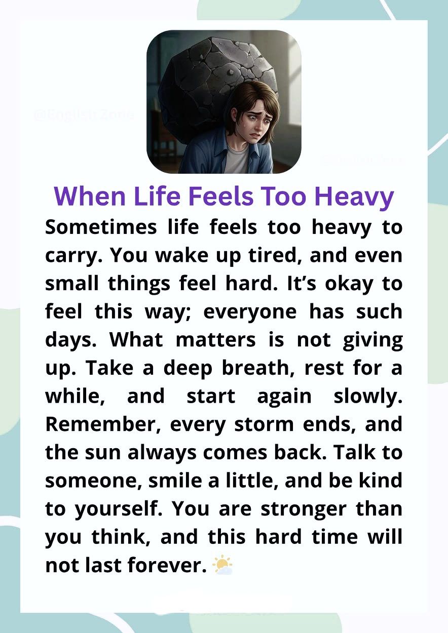 Alhaz Ahmed - When life feels too heavy || | Facebook