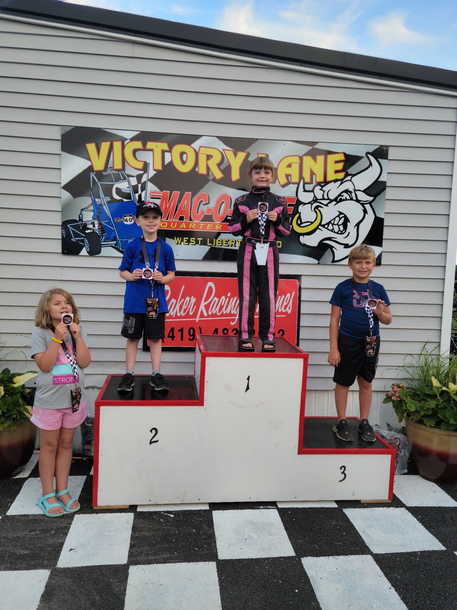Midwest Thunder .25 Quarter Midget Racing Series - Congratulations Blue ...