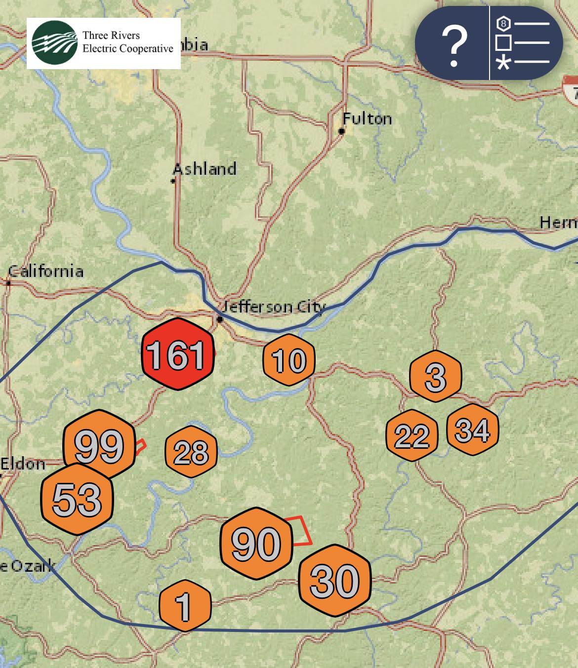Wind is wreaking havoc... - Three Rivers Electric Cooperative