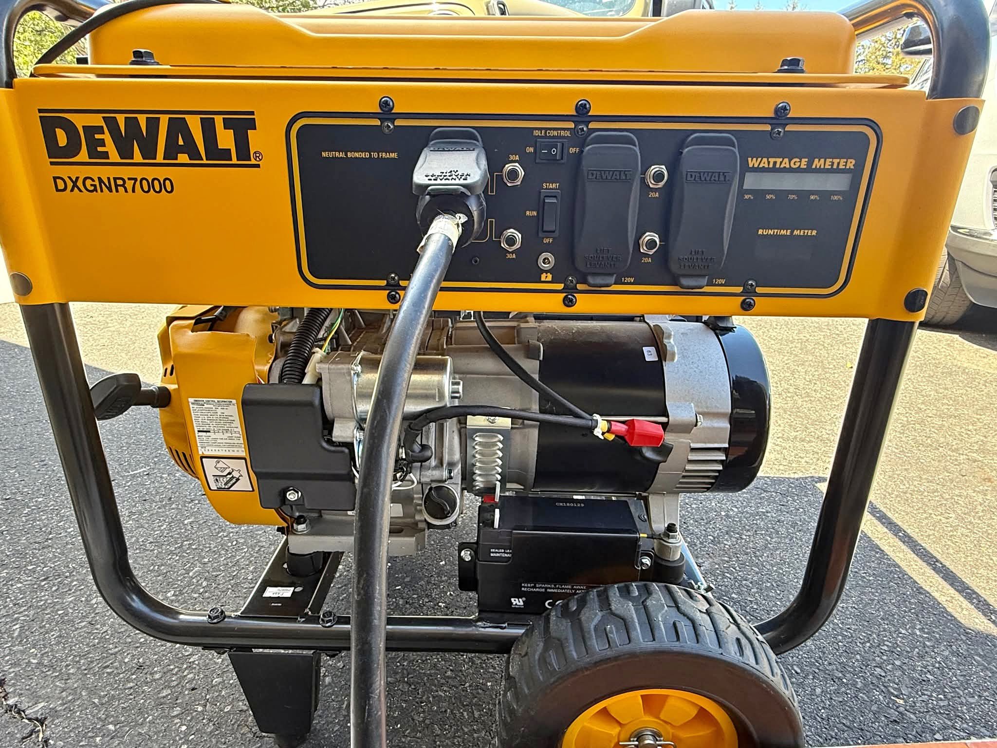 Dewalt Dxgnr 7000 Watt Electric Start Portable Generator ...