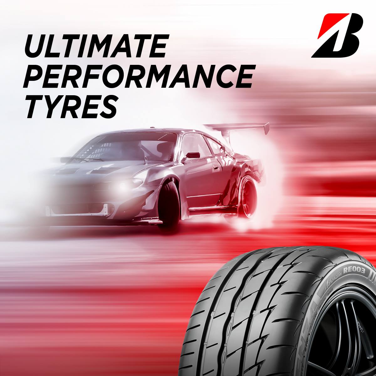 Bridgestone Potenza Adrenalin Re004 for safe handling