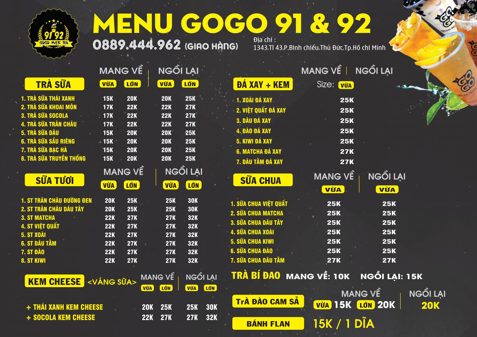 Trà Sữa - Mì Cay - Ăn Vặt Gogo 9192 | Ho Chi Minh City