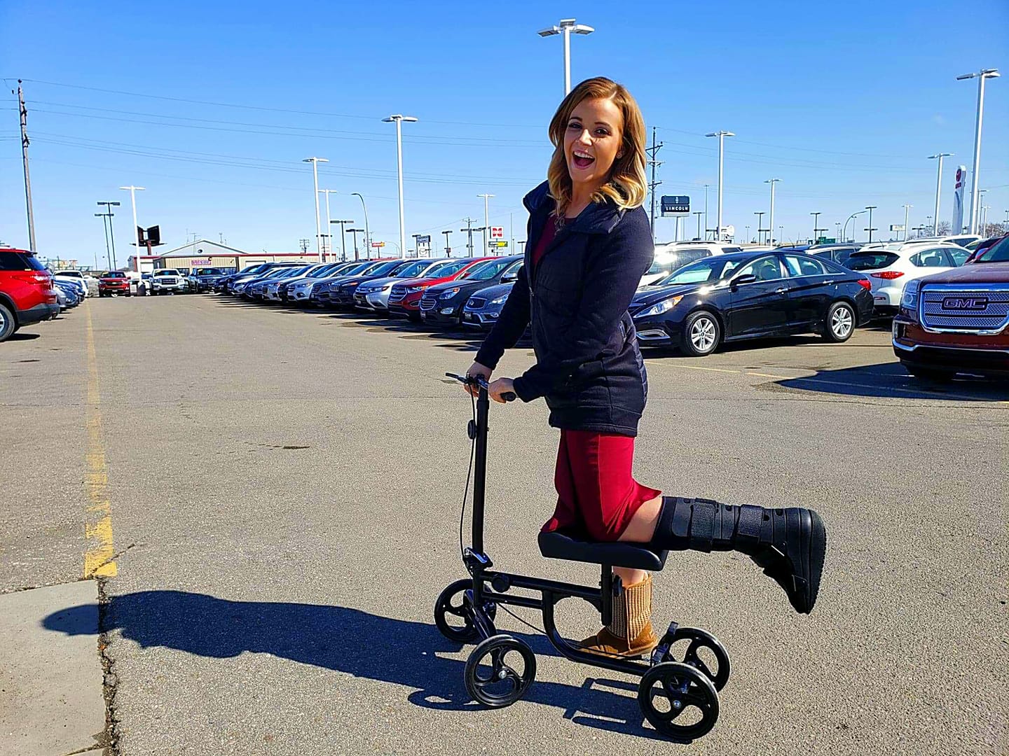 Sarah Rudlang - Swung by the dealership, and scooted off with this hot ...
