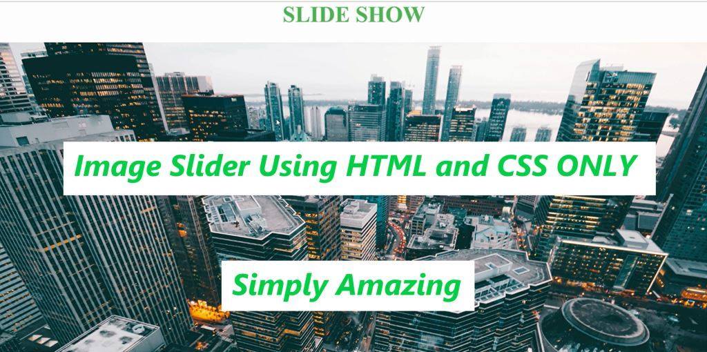 How to create image slider in html and... - Amazing Tutorials | Facebook