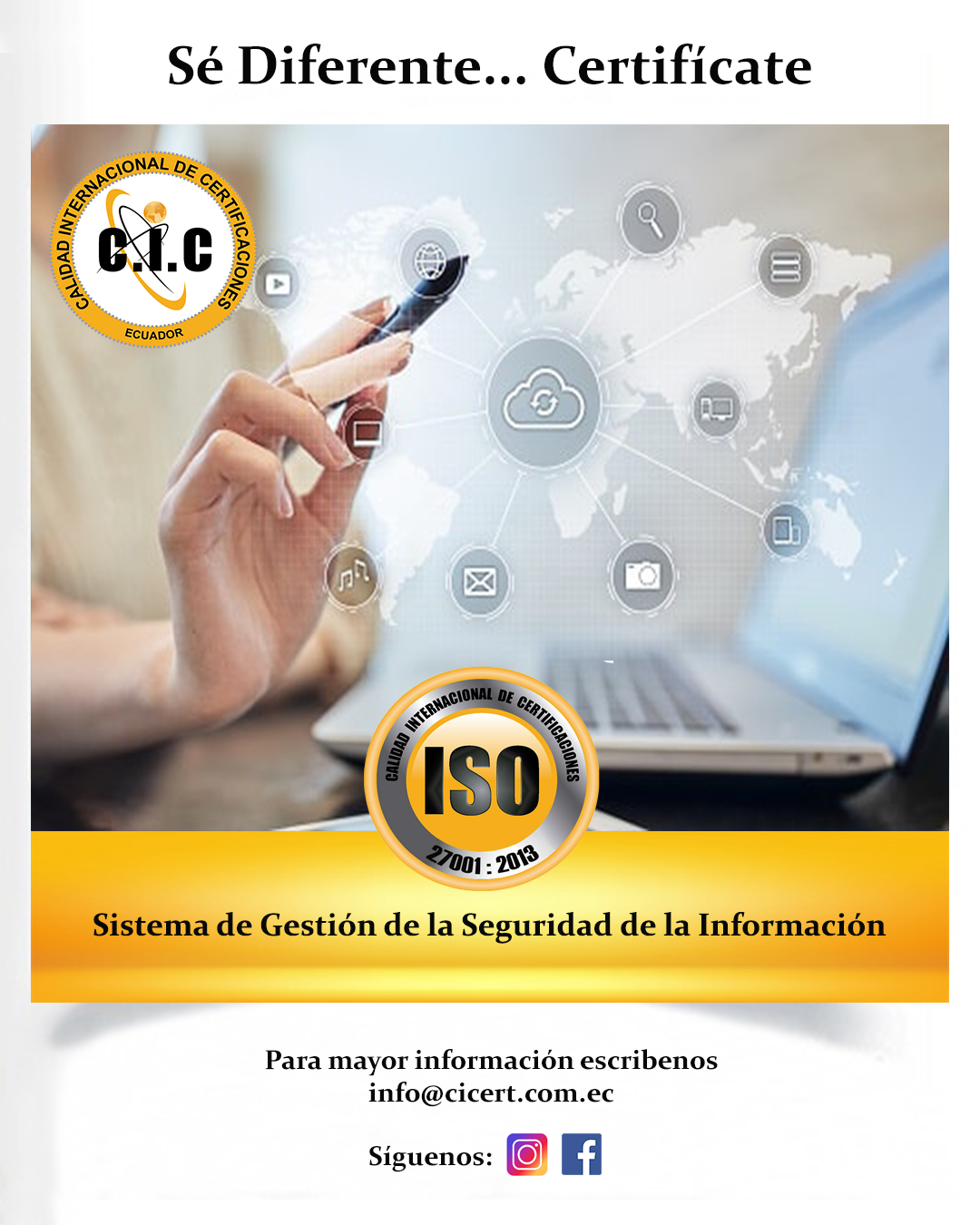 CIC Ecuador - La ISO 27001 Sistema de Gestión de la... | Facebook