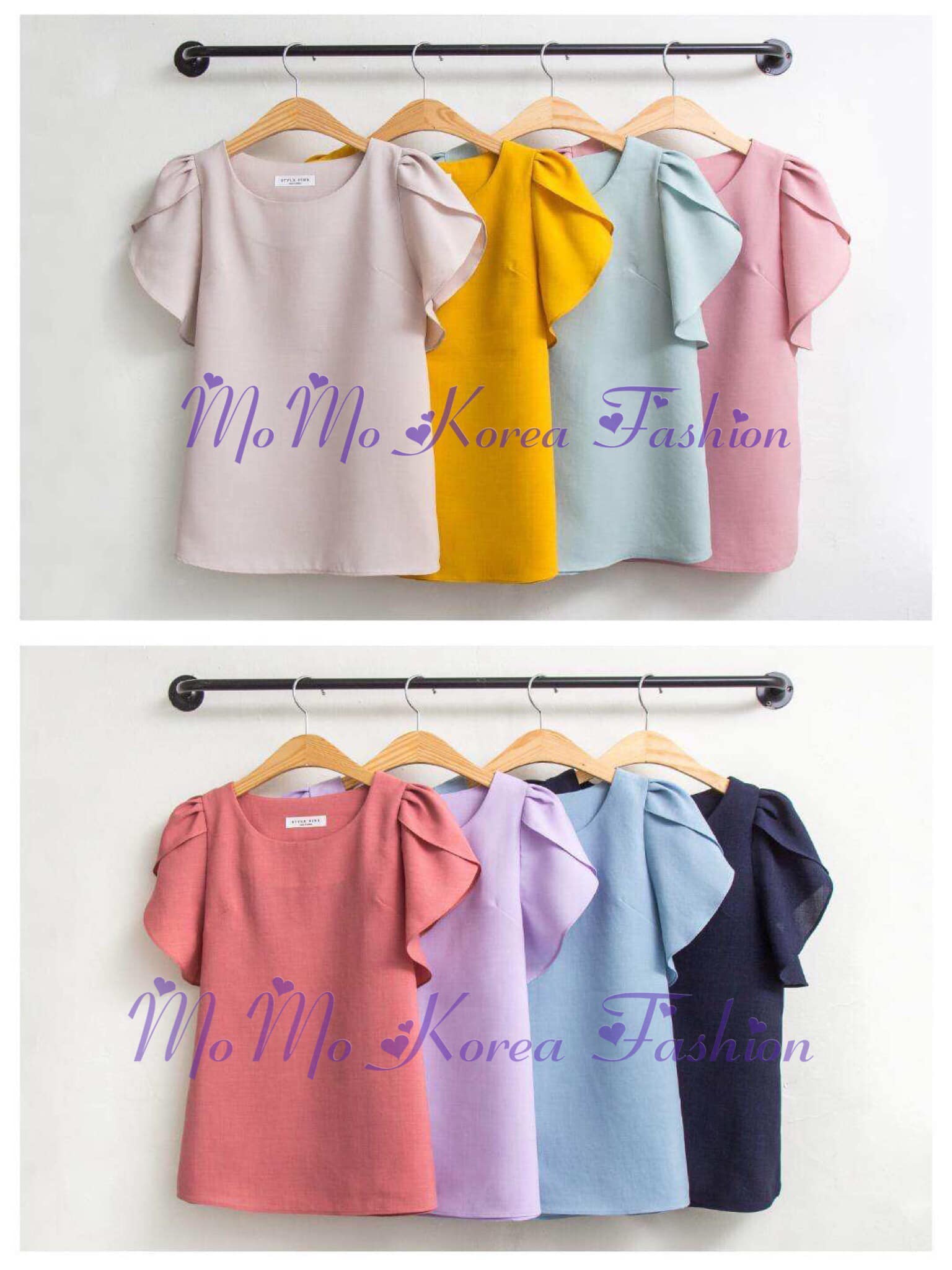 MoMo Korea Fashion - 💜再黎大推、薄身棉麻Top 💜 🌈10色選擇，超筍價，超好襯🌈 📣$149 for 1, $290 ...