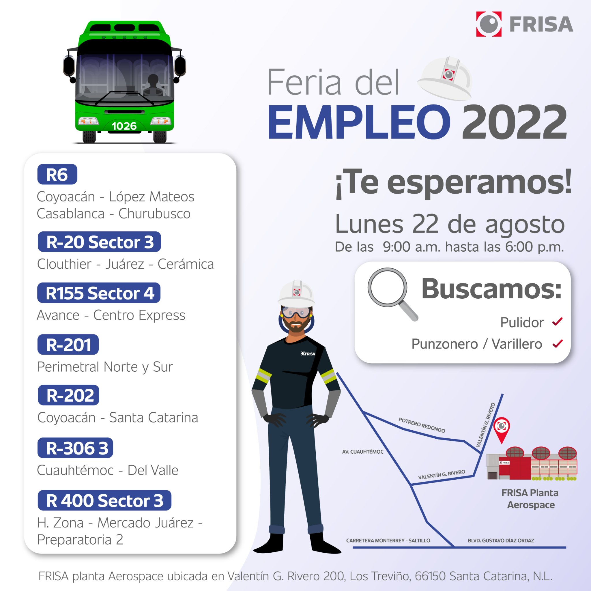 Frisa Talent - Te compartimos algunas rutas de transporte... | Facebook