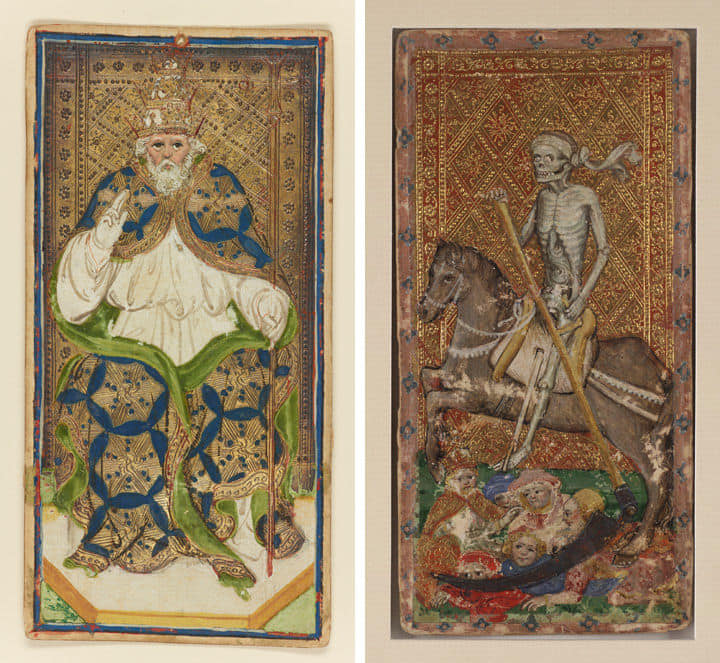 The Visconti-Sforza tarot cards were made by artist Bonifacio