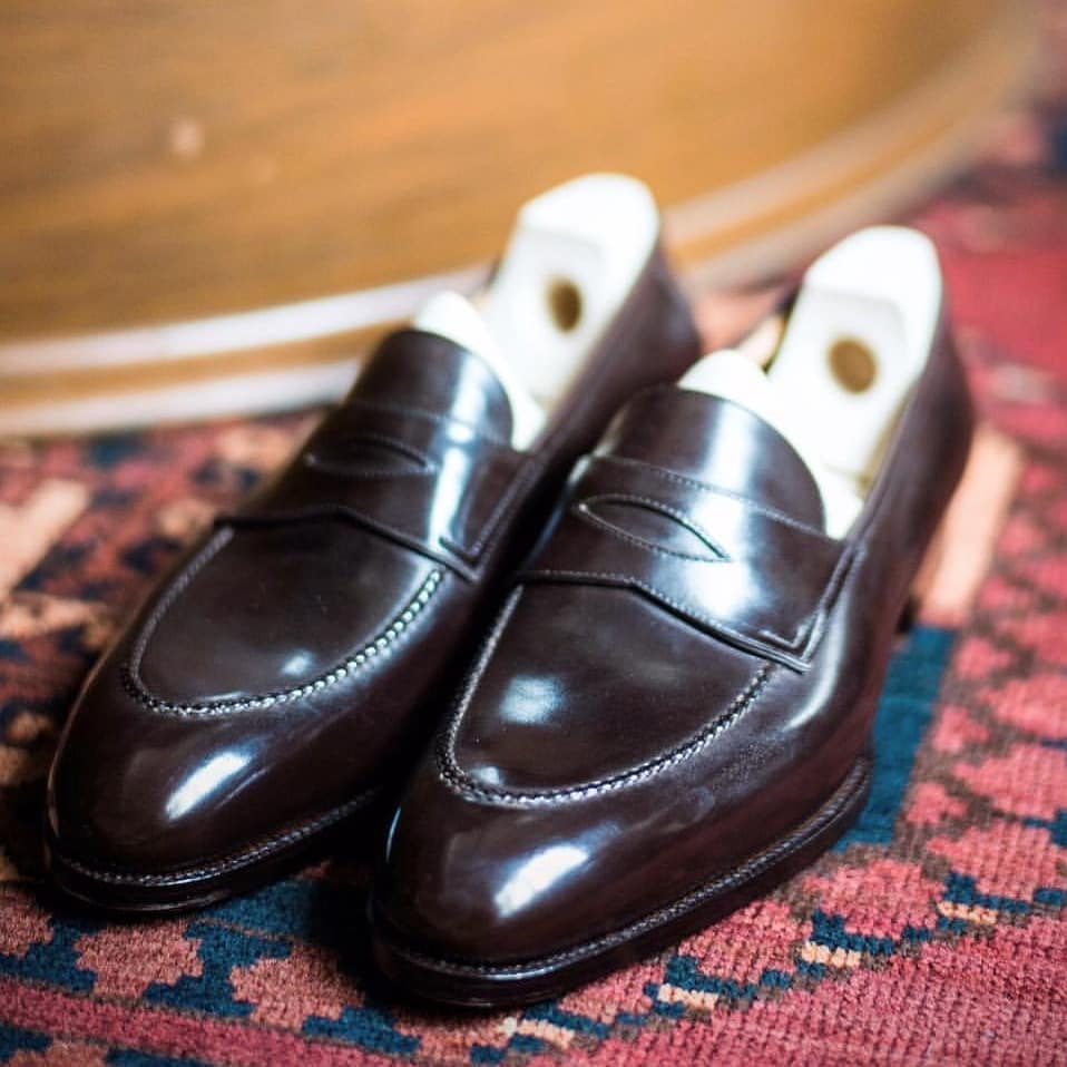 Penny loafer saint crispin loafers Loake Penny Loafers Burgundy Loafers Mens Uk Penny Loafer In Brown, Nubuk Alligator Saint Crispin s