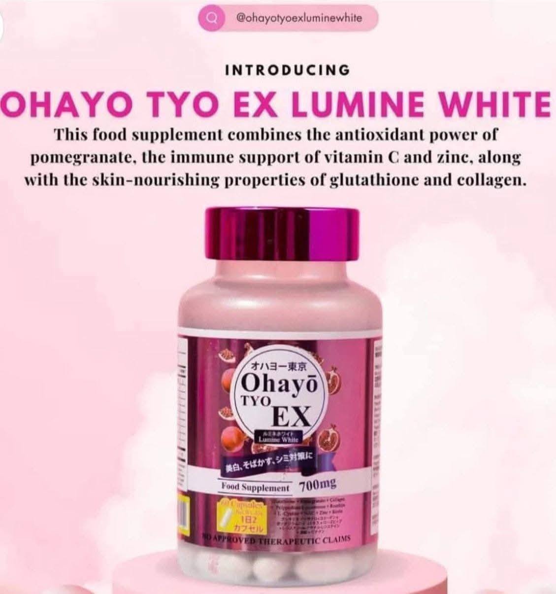 ohayo tokyo glutathione side effects TYO EX LUMINE WHITE REVIEW | MAGANDA PERO Ohayo TYO EX Lumine White